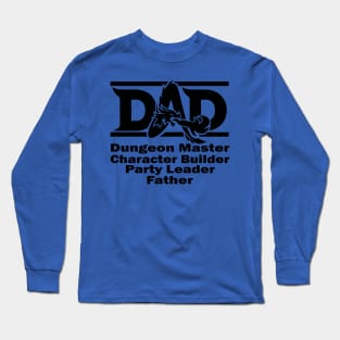 DND Dad Dungeon Master Long Sleeve T-Shirt